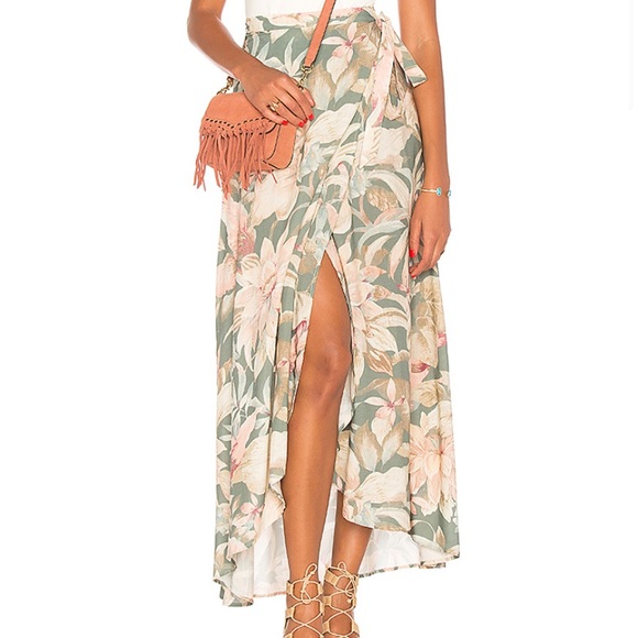 NWT Show Me Your MuMu Siren Wrap Skirt